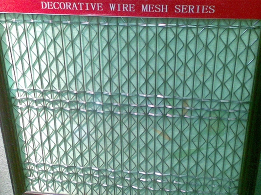 China Diamond hole SS316 Flexi-woven Decorative Architectural mesh fabric for facade wall supplier