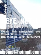 China Single Wall Dust Control Windbreak Fence, Coal Pile Perforated Steel Wind Fence for Thermal Power Plant supplier